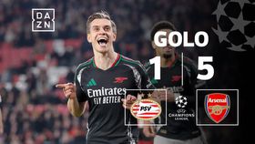Trossard praticamente resolve a eliminatória frente ao PSV (vídeo)