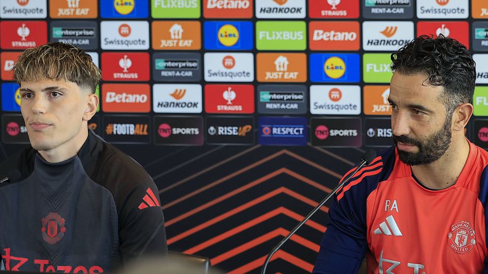 Garnacho e Ruben Amorim: relação prestes a terminar (Foto: IMAGO)