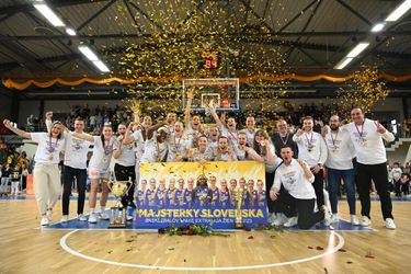 Niké extraliga žien: Piešťanské Čajky oslavujú zisk titulu! Tretie miesto putuje do Ružomberka