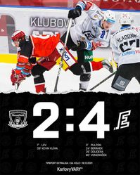Karlove Vary pretrhli šnúru prehier, v predohrávke uspeli na ľade Hradca Králové