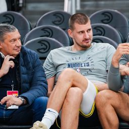 Miško Ražnatović, Nikola Jokić i Bogdan Bogdanović pred meč Atlanta - Denver