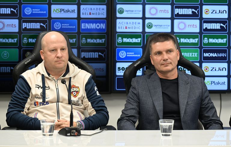 Blagojević i Nikolić najavili bratski derbi: Trener CSKA ne može da se pomiri sa odlascima Delibašića i Ilića /VIDEO/