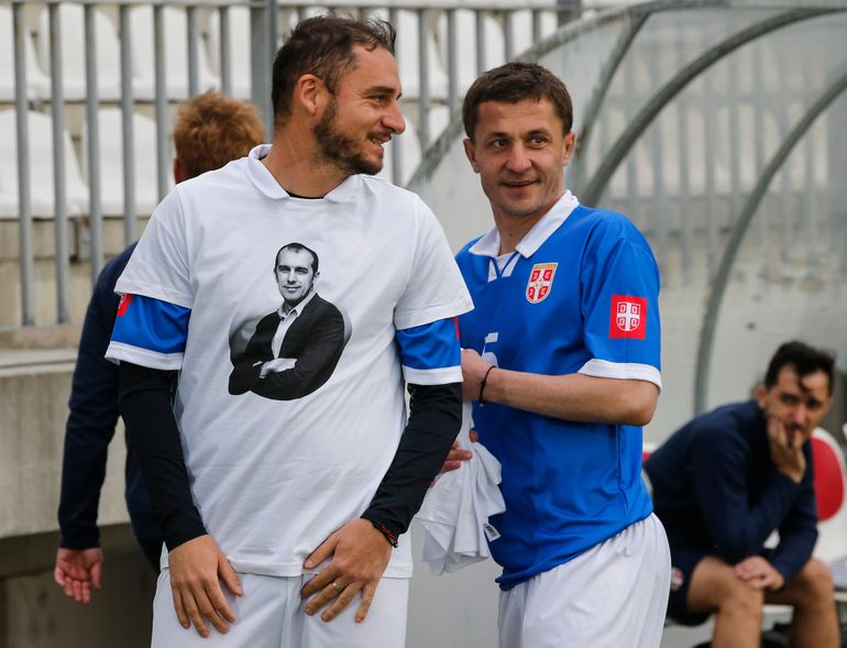 Srceparajuća objava Partizanove legende: Saša Ilić se slikom sa komemoracije i emotivnom porukom oprostio od Andrije Delibašića /FOTO/